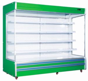 Wholesale Green Multideck Air Curtain Open Deck Display Fridge For Convenience Shop from china suppliers