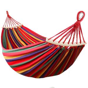 Wholesale Outdoor Portable Camping Canvas Fabric Hammock Hanging Folding Hammock Swing Thick Easy from china suppliers