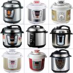 Round Shape Electric Pressure Cooker Energy Saving Fully Sealed Structure
