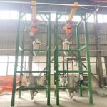 Powder conveying system with two-in-one ton bag feeding station for food-grade