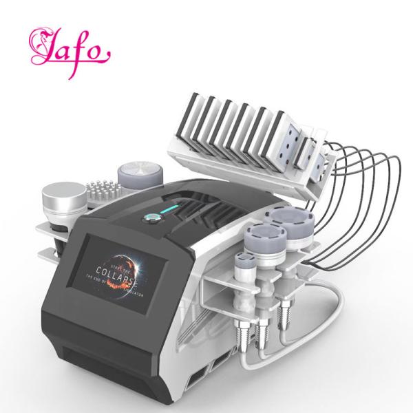 6 IN 1 lipolaser 650nm lipolaser vacuum cavitation rf/multifunction rf lipo