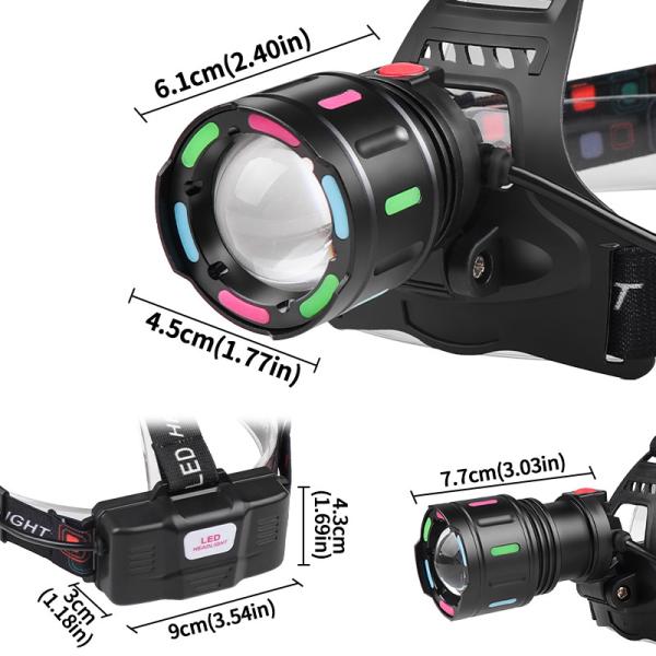 FT8507 Rechargeable LED headlamp, 1000 lumens , IPX4 waterproof , Aluminum alloy