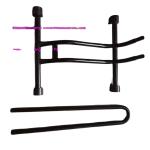 Organize Your Bikes Professional Black Upright Bike Floor Stand for Indoor