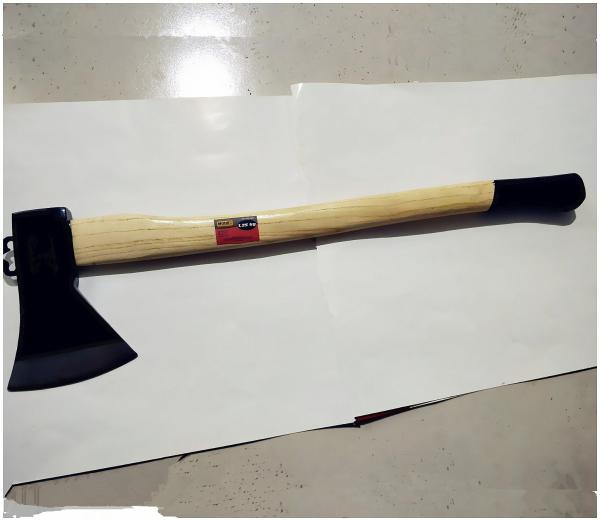 700 Length Wooden Handle Forged Carbon Steel Hand Working Tools Splitting Axe