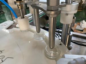 Wholesale Fully Automatic 50g 100g Bottle Jar Cosmetic Cream Mixing Filling Capping Machine from china suppliers
