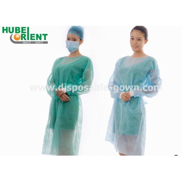 OEM Free Size Long Sleeves Disposable Isolation Gowns