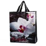 Foldable Grocery Shopping Bag Merchandise Reusable Pp Non Woven Lamination Bag