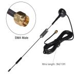 3m RG174 Cable Uhf Magnetic Mount Antenna 2.4G Magnetic Base Connector 698