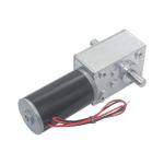 Dia 8mm D Type Dual Shaft With A5840 Square Worm Gearbox Reducer 12v Tubular Dc