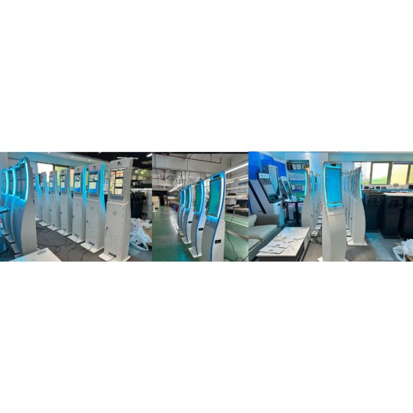 21.5/27 Inch Self-Service Kiosk Android/Windows Touch Screen Printer/QR Scanner Cash Payment-OEM Including Barcode Reader SDK