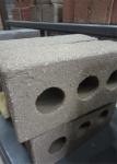 Sandblast Face Three Holes Perforated Clay Bricks With Variety Colors