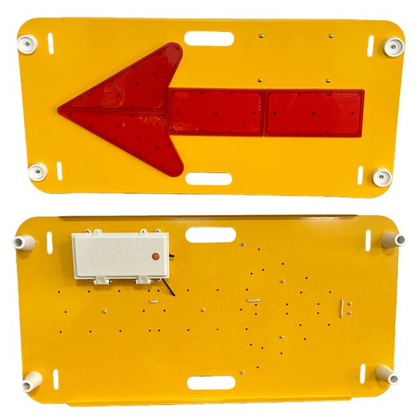 Customizable Visual Directional Sign Board with Strobe Mode and DC6V Voltage