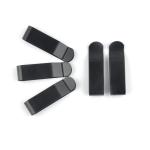 Black Sheath Holster Belt Clip For Wallets Pouches Tape Measure Belts