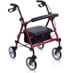 Mobility Aids Medical Rollator Lightweight Steel 4 Wheel Rollator