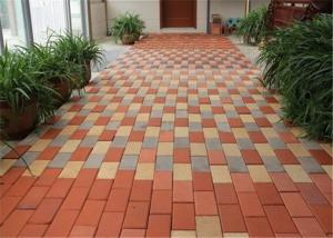 Wholesale Standard Size Clay Paving Brick Interlocking Brick Pavers 30 / 40 / 50 / 60mm from china suppliers