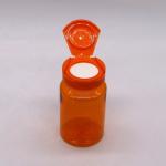 150ML PET Customize Color Capsule Bottle with Flip Top Cap Biodegradable