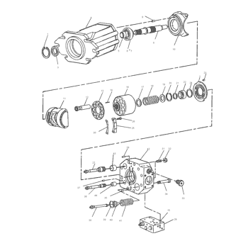 Caterpillar 9T8647 Parts scheme PUMP GP-PISTON