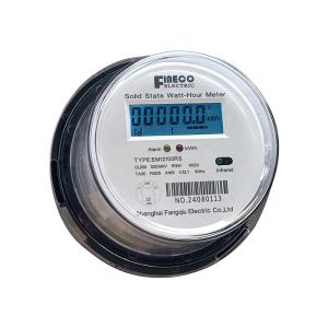 Wholesale CE Certified EM12100RS ANSI 2S Two Phase Three Wire Socket Energy Meter 0-999999.99 from china suppliers