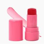 Hot Stamping Surface Handling 3G Empty Beveled Mouth Lipstick Tube With Rubber
