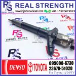 injector nozzle 23670-59035 23670-51020 095000-6730 inyector for Toyota 1VD-FTV