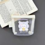 CARTOON NET COIN PURSE CUTE CHANGE STORAGE BAG TRANSPARENT PORTABLE CARD POCKET