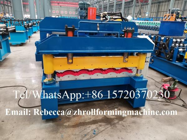 Yaskawa Tile Sheet Roll Forming Machine Steel Foot Sheet Maker 0.3-0.8Mm 2-4M