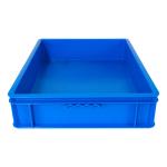 External Size 555x415x115mm Solid Box for Euro Logistics Stackable Plastic
