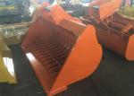 Hitachi ZX350 Excavator Skeleton Bucket With 2000mm Width Orange Color