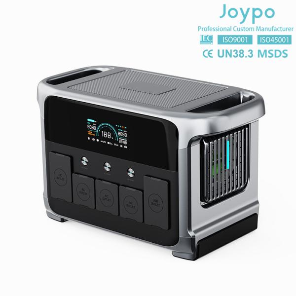 LiFePO4 Battery Portable Power Station 1200W Off Grid Solar Power System For