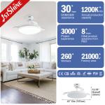 110-240V/50Hz-60Hz 42 inches White Decorative Ceiling Fan for Home Hotel and