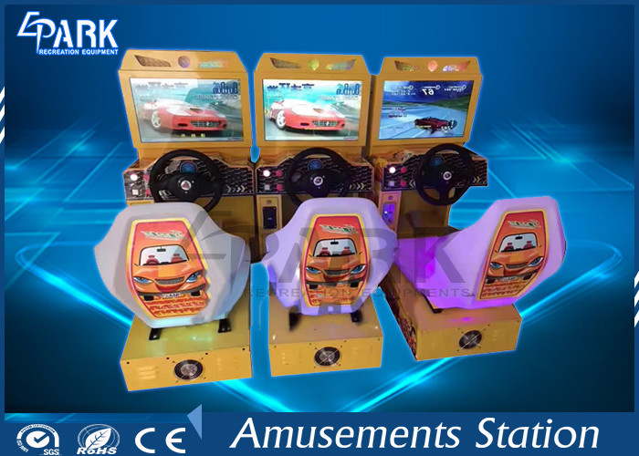 Kids Racing Arcade Cabinet / Arcade Driving Machine Mini Outrun