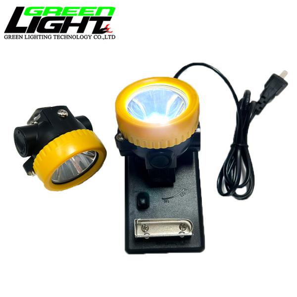 1200 Battery Cycles 15hrs Working Time 191g Lightweight LED Mining Lamp Cordless Miner Cap Lamp