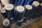 White 1.7KG Transparent PVC Plastic Sheet 50cm Width 0.15mm Thick Film Roll For