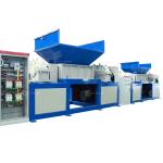 Manufacturing Plant Double Shaft Shredder Machine for Scrap Metal Customizable