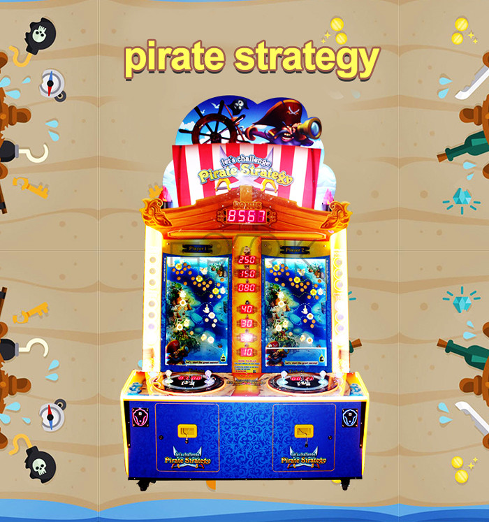 Two Player Joystick Control Balance Ball Challenge lottery number balls Pirate Strategy Redemption Ticket Machine