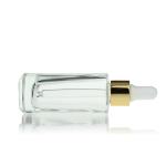 35ml Square Dropper Bottle Skincare Eyes Serum Cosmetic Glass Bottle