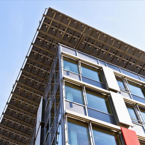 Outdoor Courtyard Solar Building Roof / Sunshade / Canopy Skylight With BIPV
