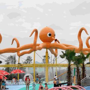Wholesale Aqua Park Equipment Octopus Commercial Spray Park Equipment With Water Spray from china suppliers