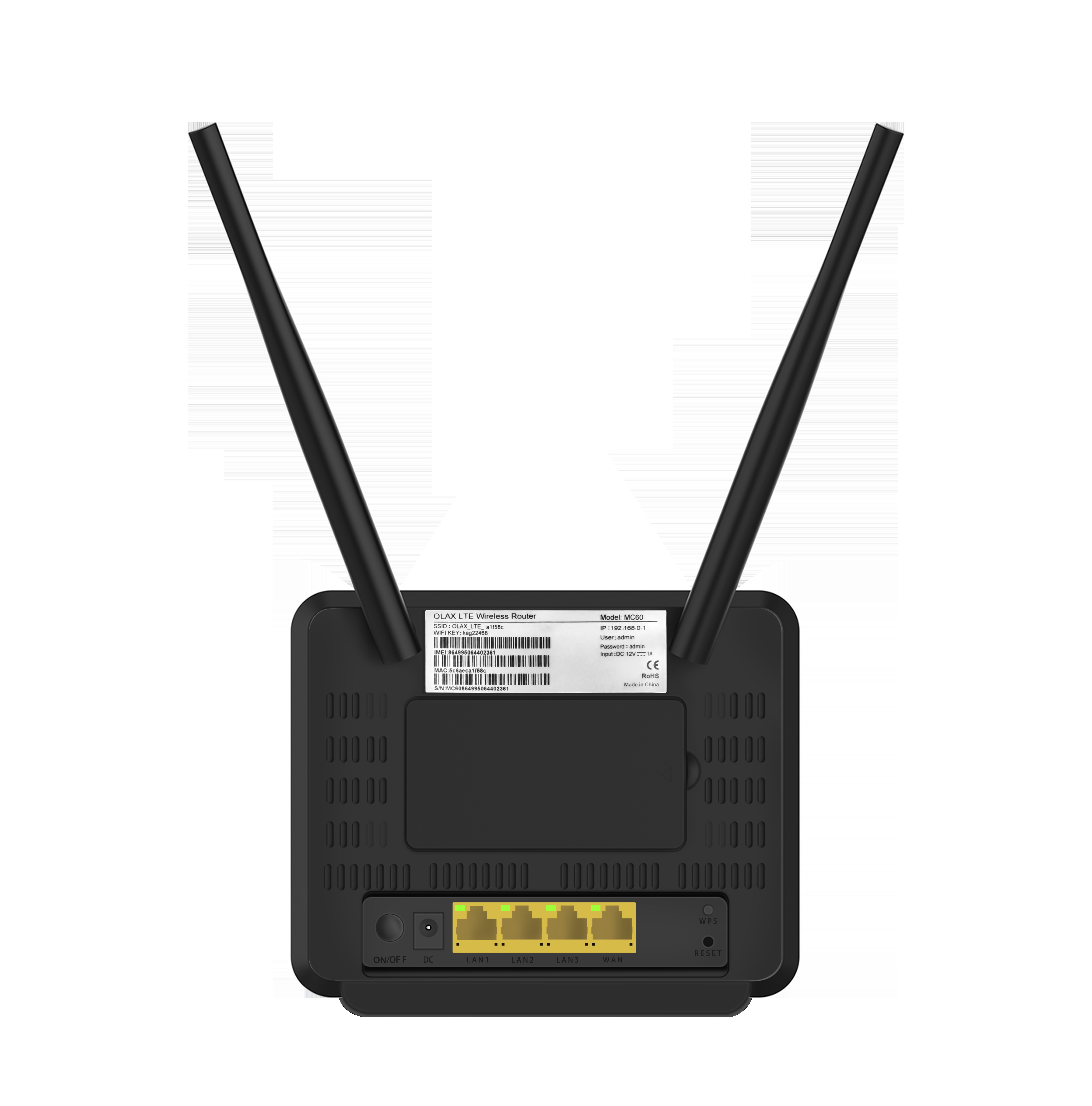 5000mah Battery CPE 4g Outdoor Portable Wifi Lte Routers With 4 Lan Ports