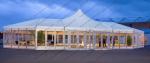 Custom Made Mixed High Peak Wedding Party PVC Tent For 500 Person capacity Event