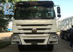 6x4 Full Fender EURO III in White Yellow and Red HOWO Heavy Duty Dump Truck
