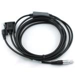 Gev220 Leica Survey Accessories Y Type Cable Connect Pc / External Battery