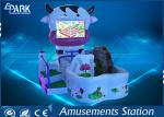 Lovely Cow Design Kids Coin Operated Game Machine 3 Theme Scence