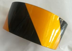 Wholesale Waterproof Retro Dark And Yellow Reflective Tape Sheets For Warning Safety Signs from china suppliers