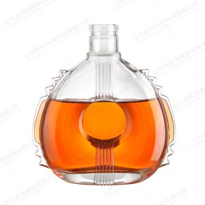 Wholesale Glass Collar Material Empty Bottles for Beverage Liquor Whiskey Decanter Agave Bottle from china suppliers