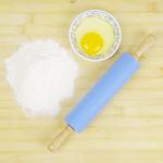 Safety FDA Food Grade Baking Tools Silicone Rolling Pin Non-stick Surface Wooden