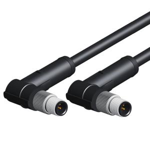 Wholesale 4P Right Angle Cable Connector , Automative Shielded Molded Cable Connector from china suppliers