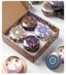 Luxury Seal Sticker Label Cardboard For Candles Recycled Materials
