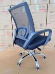 Mesh Silver Base Modern Ergonomic Revolving Office Chair for Improved Work