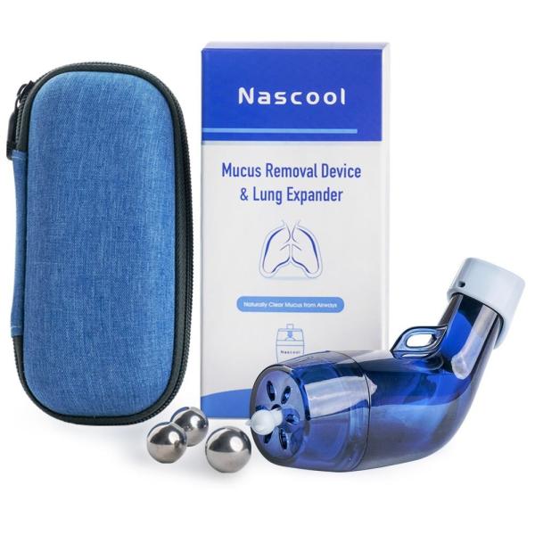 Adjustable Dials Lung Mucus Removal Device Respiratory Muscle Trainer With